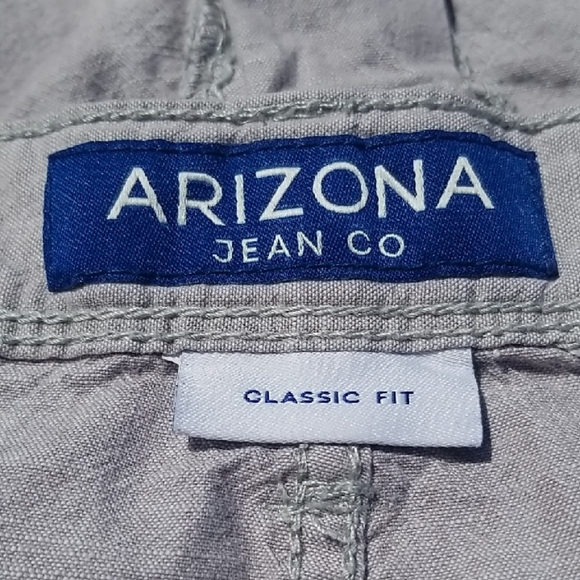 Arizona Men's Gray Classic Fit Shorts 40 - Picture 3 of 9